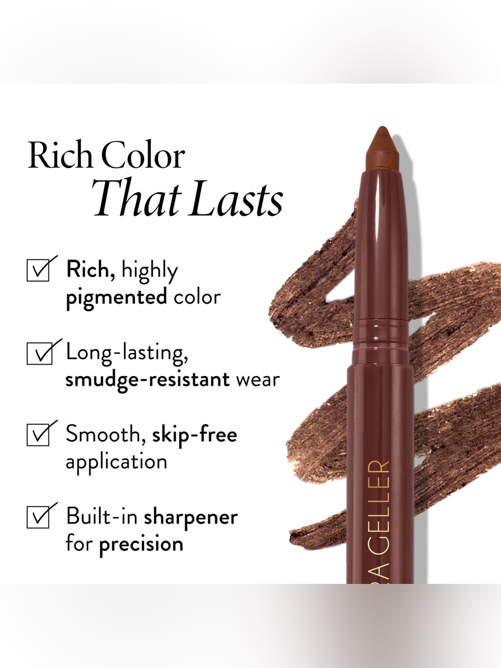 ๐ Laura Geller Smoky Taupe Kohl Kajal Longwear Eyeliner - Picture 3 of 12